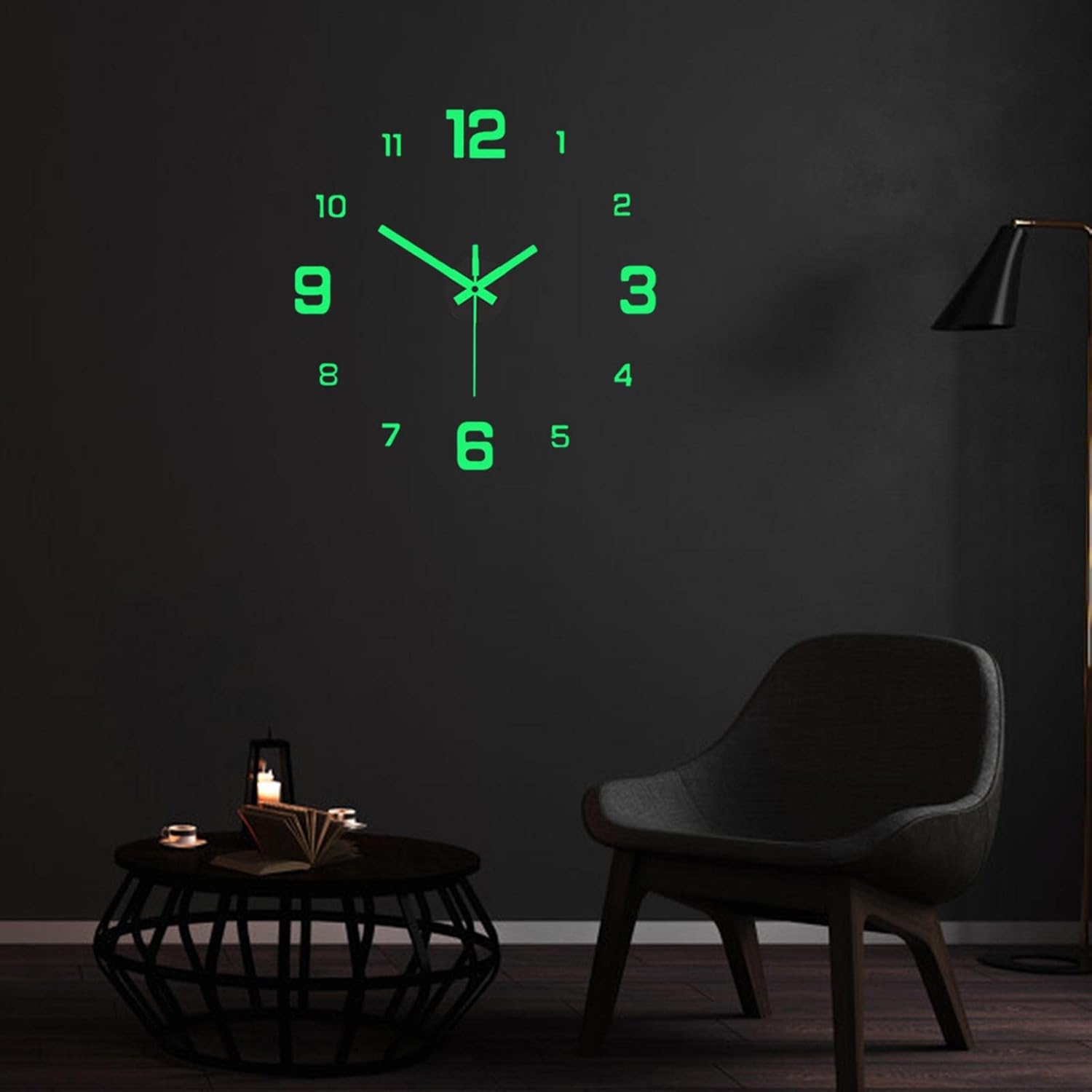 Revixaa™ GlowTime – 3D Luminous Digital Wall Clock