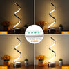 Revixaa™ LuxeGlow Lamp – Modern Spiral Table Light