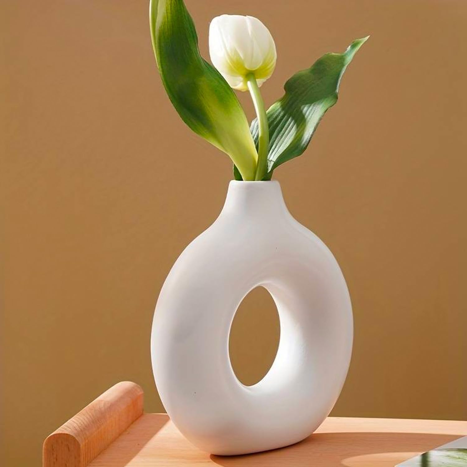 Revixaa™ PureElegance – Imitation Ceramic White Vase