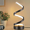 Revixaa™ LuxeGlow Lamp – Modern Spiral Table Light