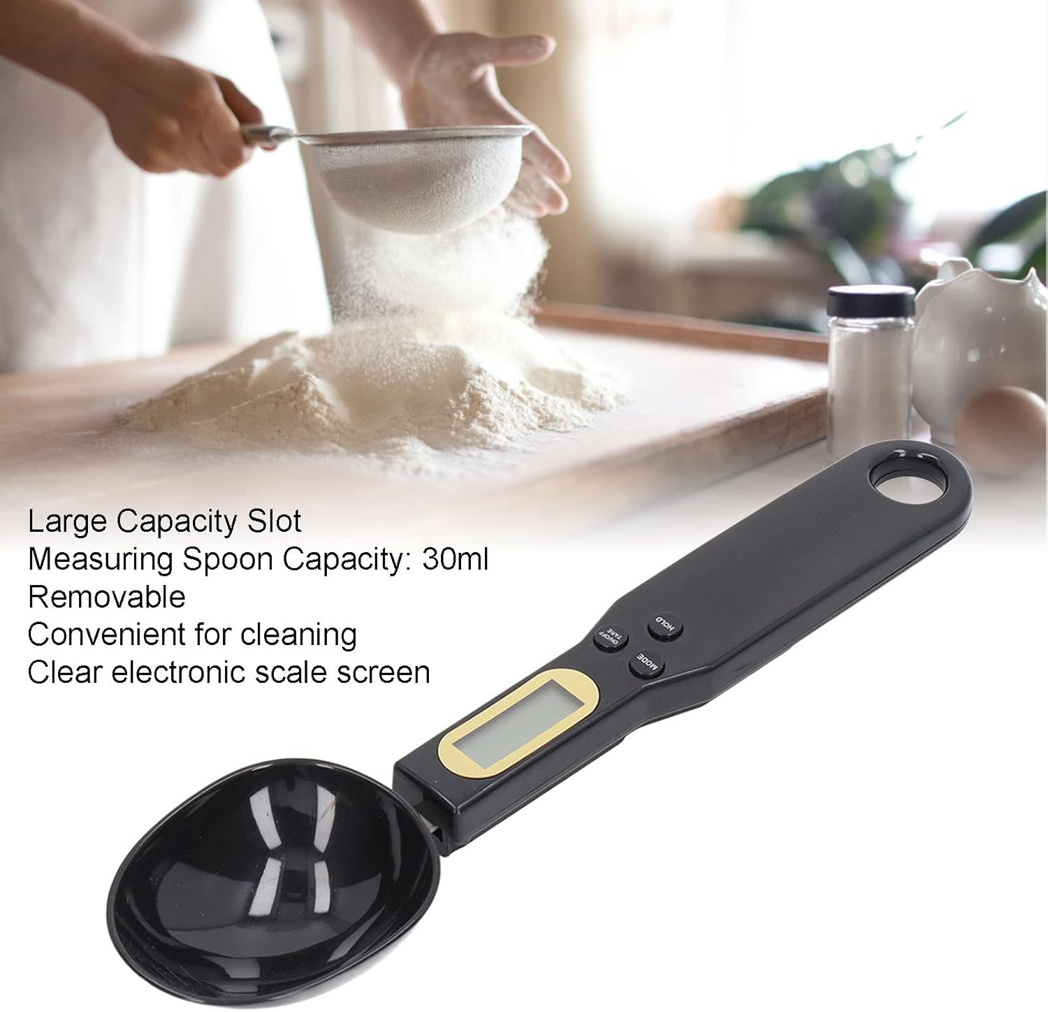 Revixaa™ SmartSpoon – Digital Food Measuring Tool