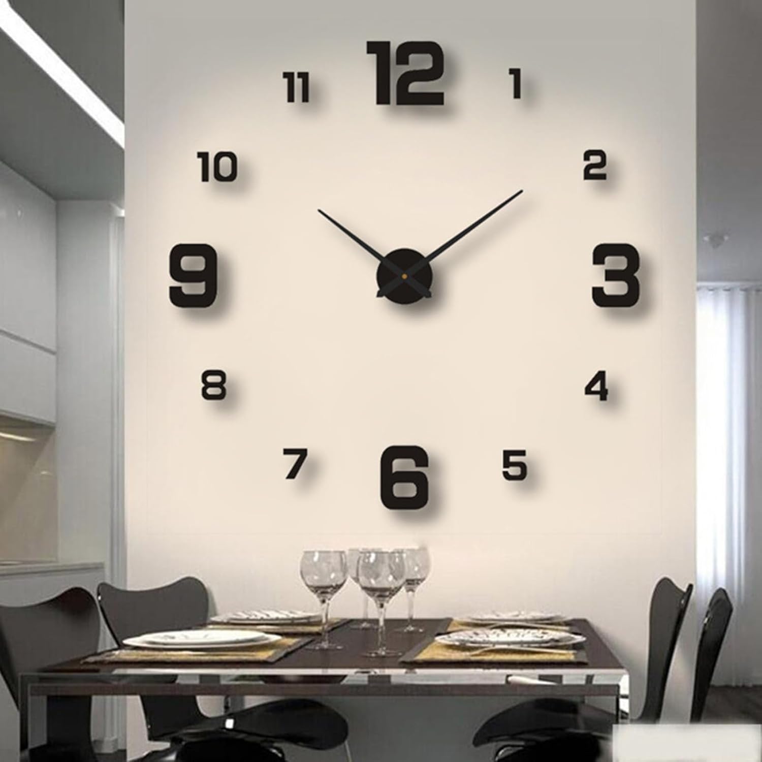 Revixaa™ GlowTime – 3D Luminous Digital Wall Clock