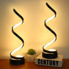 Revixaa™ LuxeGlow Lamp – Modern Spiral Table Light