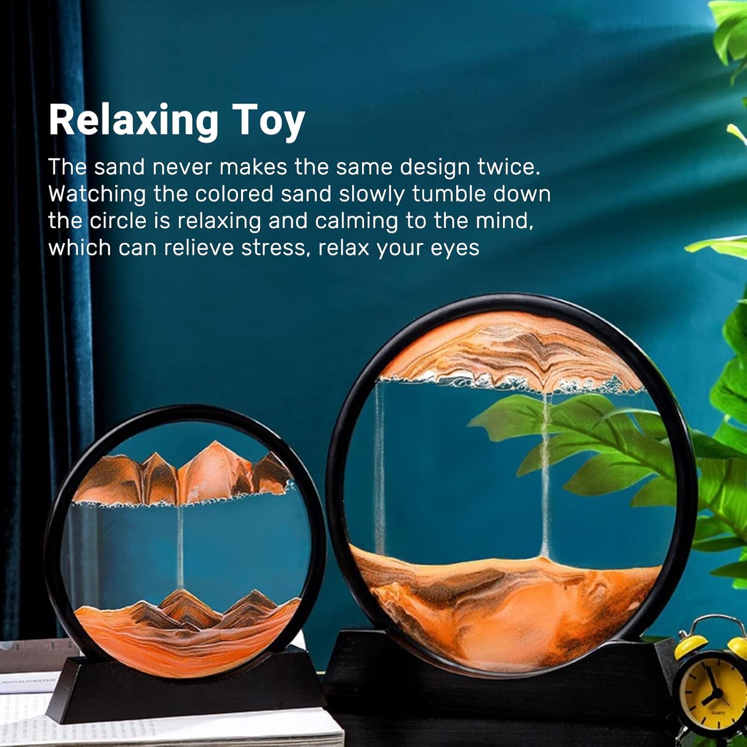 Revixaa™ SandFlow Art – 3D Moving Quicksand Hourglass