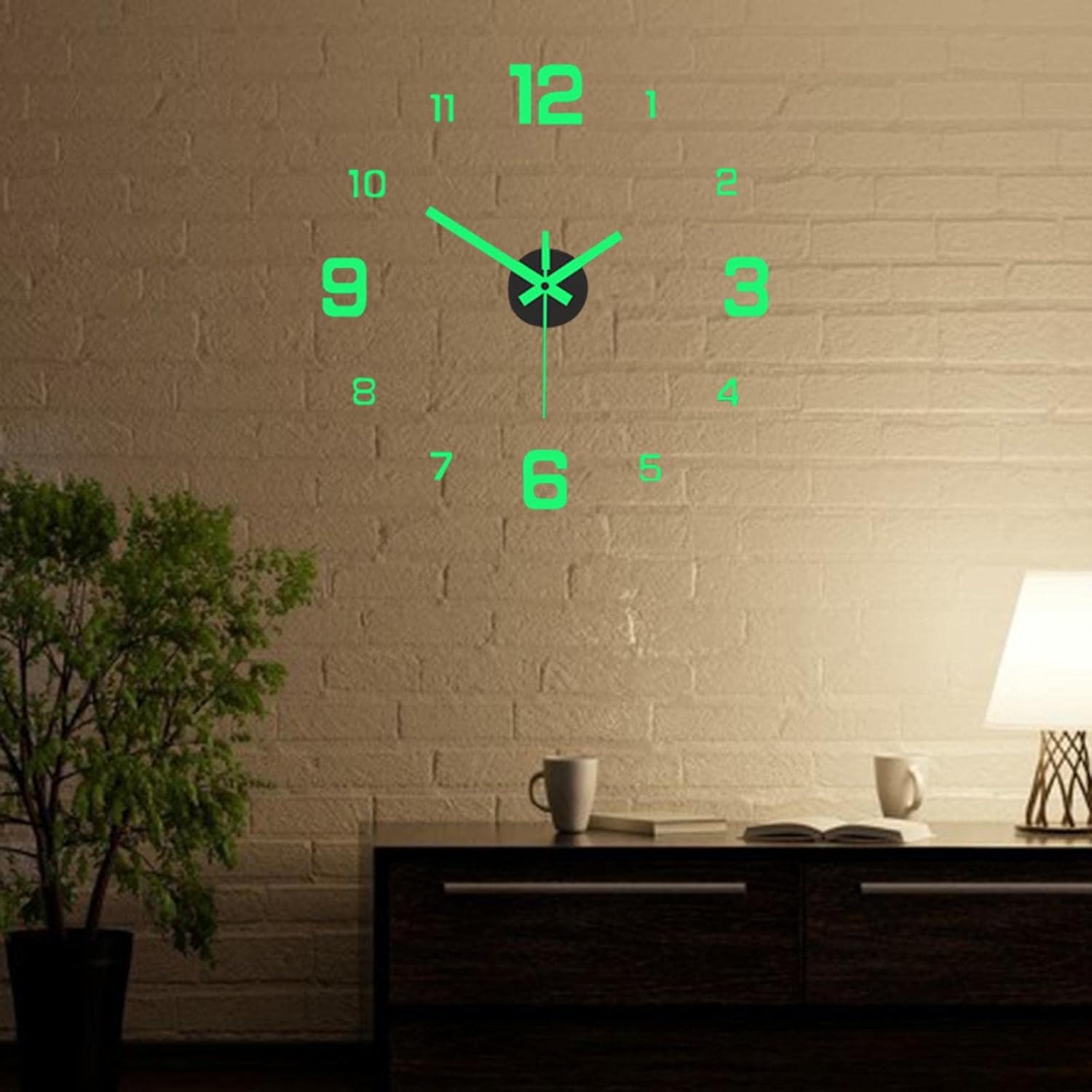 Revixaa™ GlowTime – 3D Luminous Digital Wall Clock